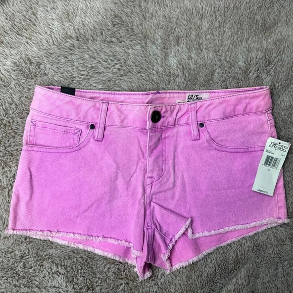 Fox Women's Outshine Cutoff Shorts Stretch Neon Lilac MSRP $49.50 Ne - Picture 10 of 16